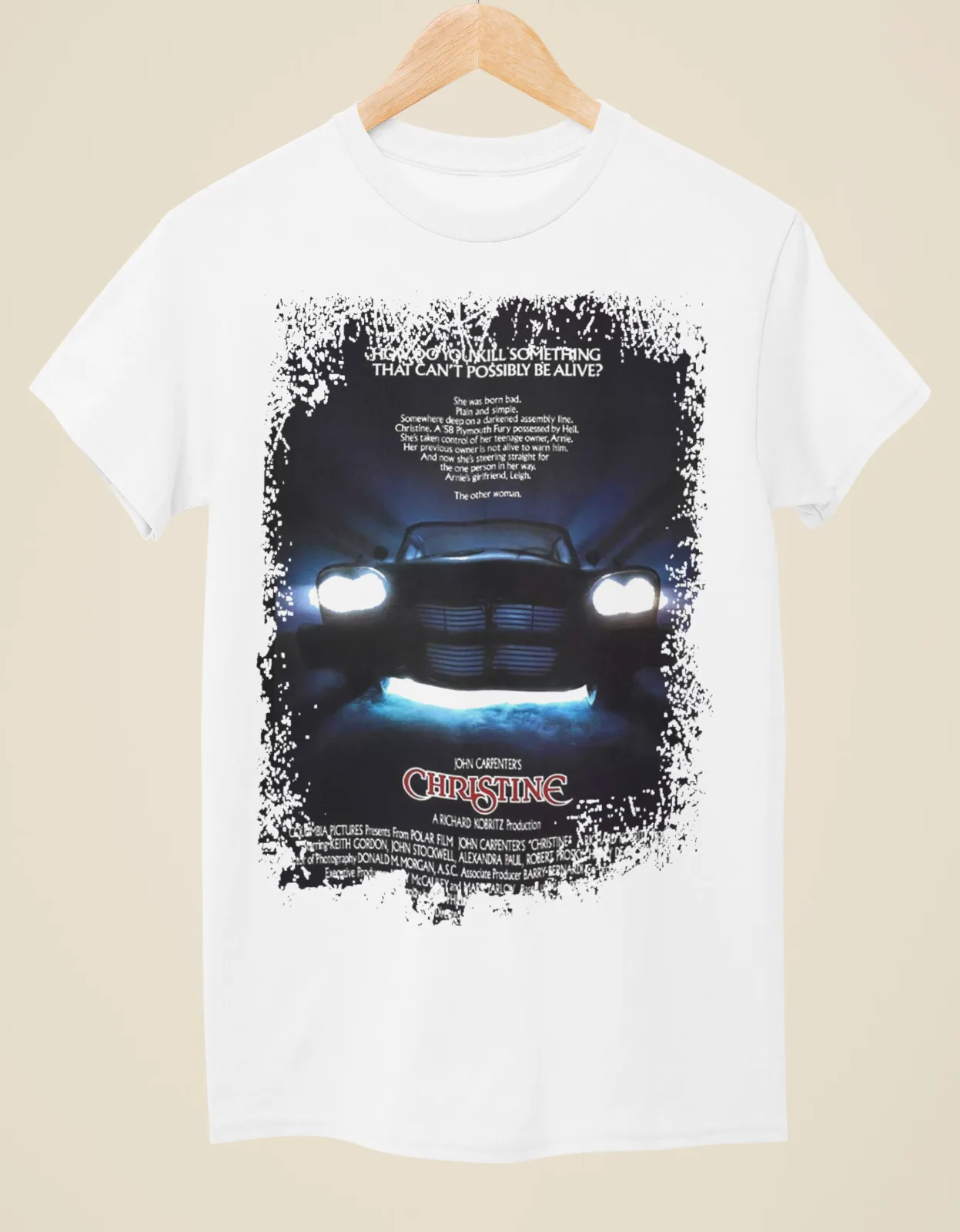 

Christine - Movie Poster Inspired Unisex White T-Shirt