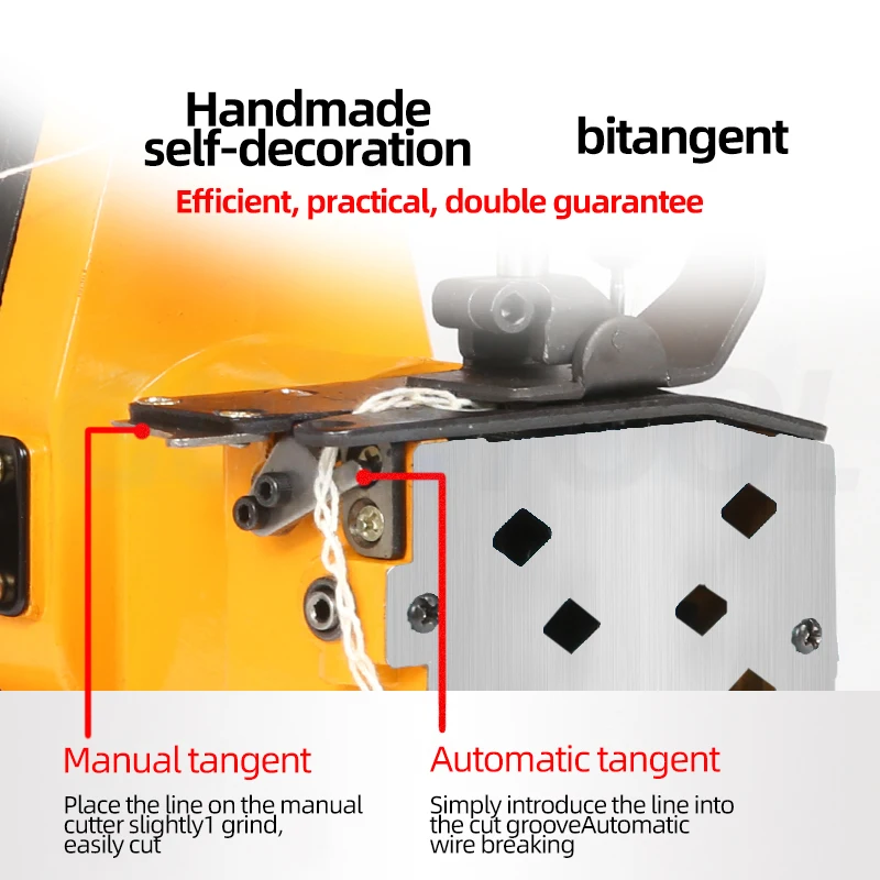 220V Portable Sealing Machine Portable Sealing Machine Electric High Power Sewing Bag Woven Paper Bag Compound Sewing Machine 4