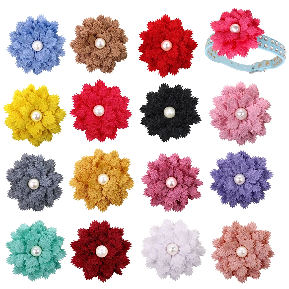 Big Flower-Collar 50px Dog Flower Collar Accessory  Dog Bow Tie  Pet Supplies Dog Accessories Bow Tie Collars For Small Dogs 5