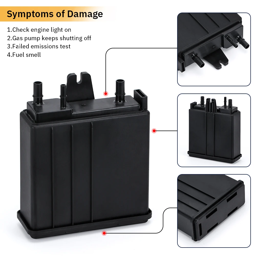 Vapor Canister For 04-16 GMC Yukon Chevy Tahoe Cadillac CTS Escalade SRX Buick Rendezvous 911-149 215-464 12573648 15109431