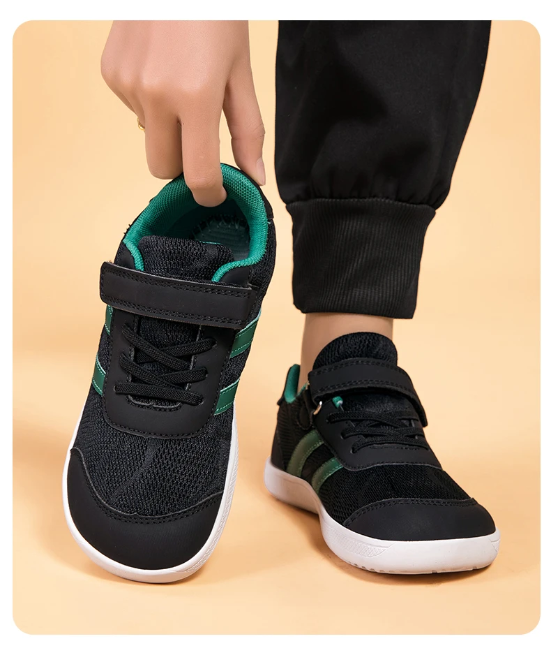 Barfußschuhe für Kinder, breite Version, für Jungen und Mädchen, rutschfester Babyschuh, Kindersportschuh, Zero-Drop, gesunde Sohle, atmungsaktiv – Detail 16