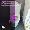 Toilet Night Lights Motion Activated Toilet Bowl Light 7Color Changing Bathroom Decoration LED Nightlight Night Lamp Smart Light 3