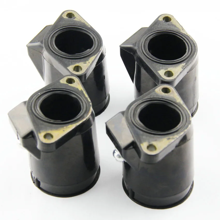 Scooter Motor Carburetor Manifold Interface Carburetter Intake Pipe Adapters Insulator Connector Glue For Yamaha Fzr600
