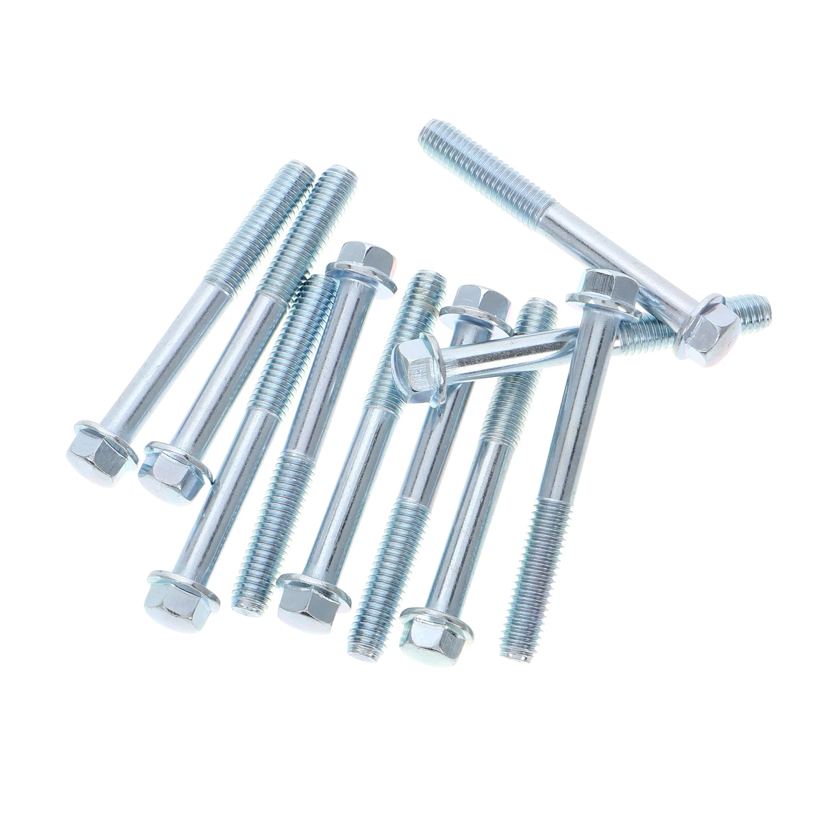 10 Pcs Engine Screw Screws Mounting and Bolts Hardware Kit Motorcycle Nuts Assortment Metal Accessories