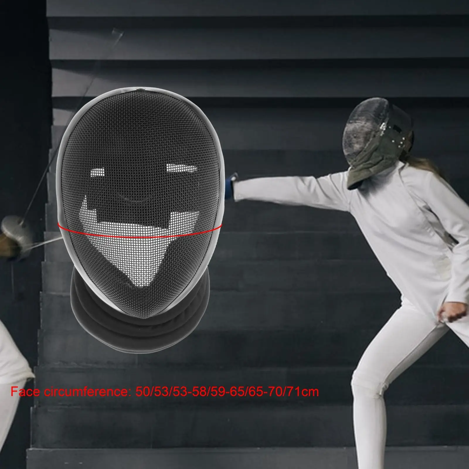 ファウルカップ　フェイスハーネス　マスク Face Protect Protection with Padded Fencing Mask for Masque