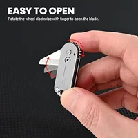 Unique EDC Pocket Knife For Men Compact Folding Design Box Cutter Tool For Everyday Carry And Outdoor Camping Gift 2