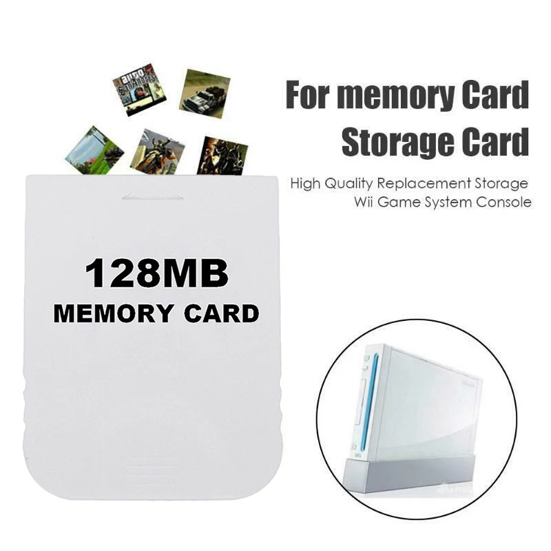 thumbnail image 4 of Práctica tarjeta de memoria para Gamecube GC NGC Game White de Wii NUEVA tarjeta de memoria para Wii (diseñada para juegos), 4 of 5