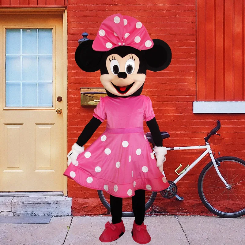 Mascot Costume MINISO Disney Mouse Mickey Mouse Minnie Cartoon character Mascot Costume Advertising Fancy Dress Party Animal Cospaly Anime