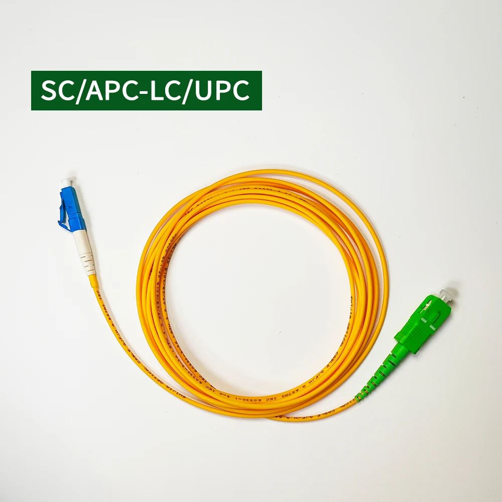 Fiber Optic Cable 2M/3M/5M(2.0mm) 2M/10M(3.0mm)SC/APC to LC/UPC Single Mode SC-LC Optical Patch Cord