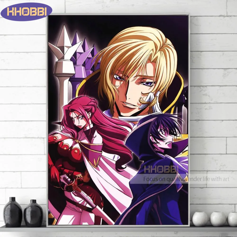 Lelouch Lamperouge Code Geass Anime Paint By Numbers - Numeral Paint Kit