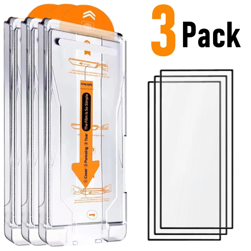 Premium Oleophobic Coating Tempered Glass Screen Protector - Easy Installation, Dust-Free, 1/4PCS Pack