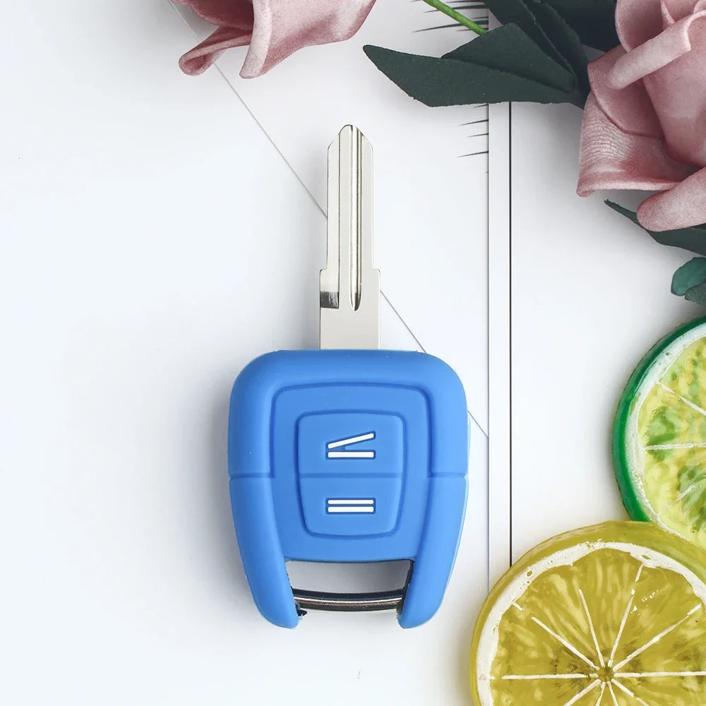Key Case Cover Key Case Car Key Shell Flip Key Fob Shell KEYYOU 2 Buttons Silicone Key Cover Fob Case For Vauxhall Opel Vectra Astra h j g insignia vectra c Zafira Remote Car Key Shell