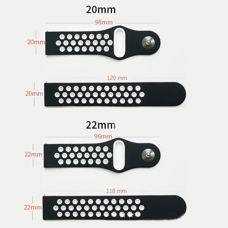 Stolzarmband für Amazfit GTS 4-3-2e Mini/GTR 4-3-Pro-2 47 mm/GTR 2e/Stratos 2/3 20 mm/22 mm Uhrenarmband Sportarmband bip-U-S-lite – Detail 17