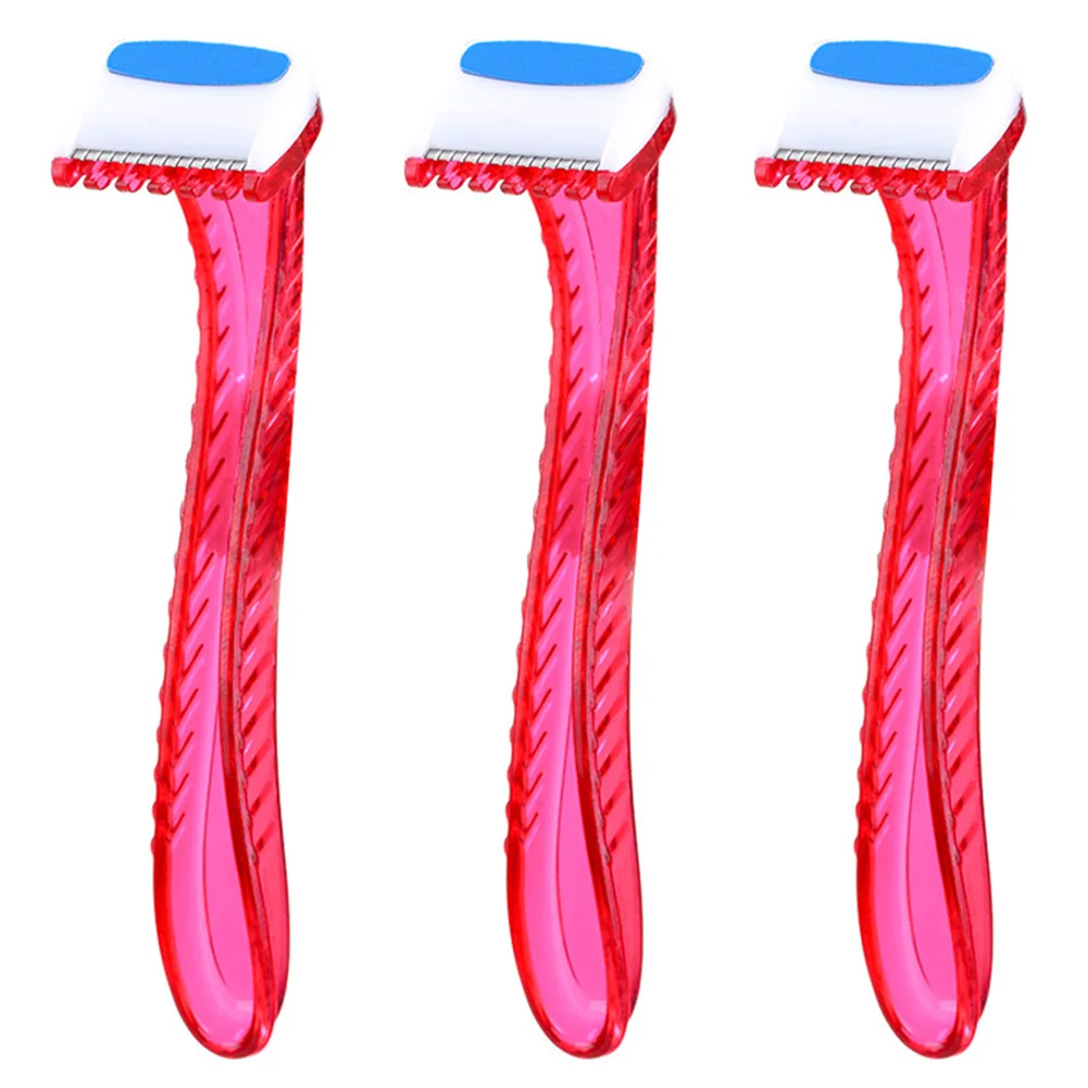 3pcs Portable Disposable Shavers Woman Bikini Hair Remover Razor Shaver