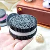 1Pcs Durable New Fidget Biscuit Pinching Toy Stress Relief Big Oreo Squeeze Dessert Toy Super Soft Silicone Stress Relief Toy 3