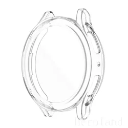 2PCS Full Cover Soft TPU Protective Case for Smartwatch 45mm - Screen Protection Frame Accessory (Transparent)