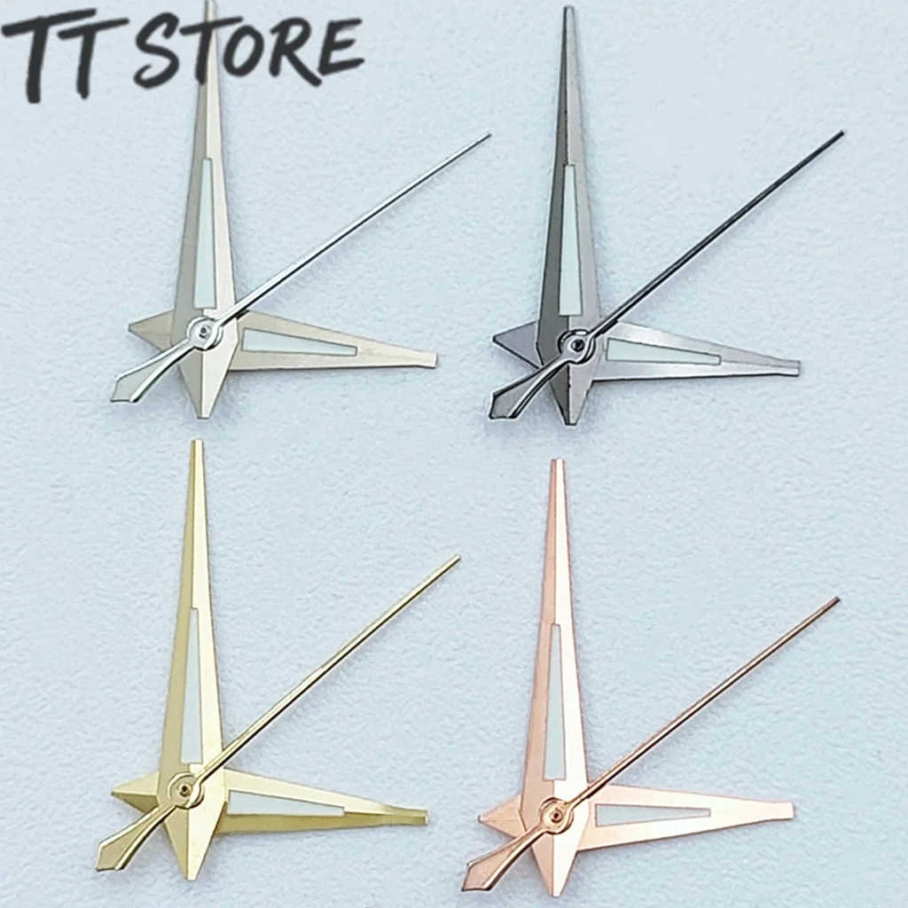 NH35 Hands Silver Gold Rose Gold Gun Watch Hands Green Luminous Fit NH35 NH36 7S26 7S36 4R35 4R36 Movement Watches Pointers watch accessories