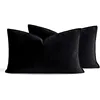 Inyahome Set of 2 Velvet Throw Pillow Case Cushion Cover 30x50cm 45x45cm 50x50cm 60x60cm Home Decor Cojines Black Green Grey 쿠션 6