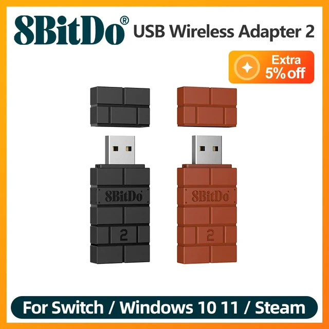 8Bitdo Wireless USB Adapter 2 für Nintendo Switch und andere