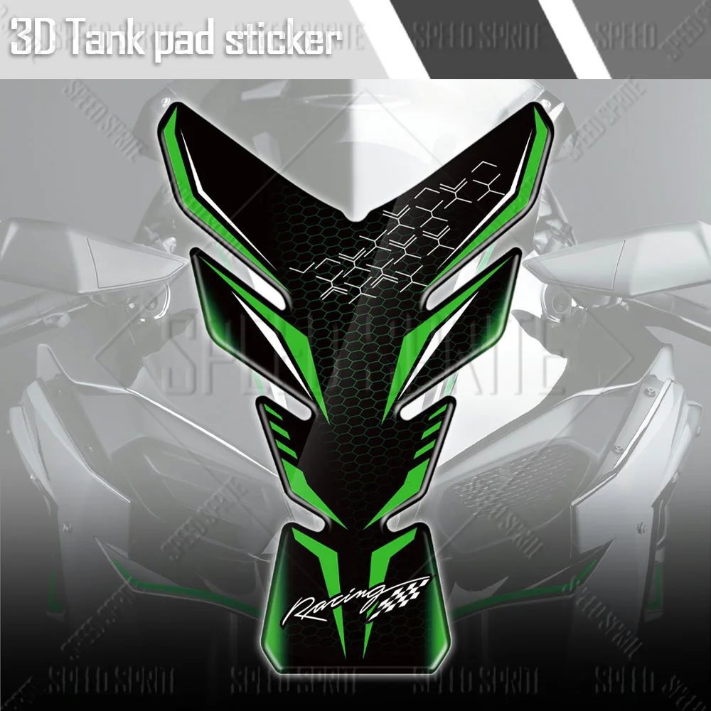 

3D Motorcycle Tank Pad Sticker Protector Decal For Kawasaki Ninja400 Z900 Z1000 zx6r er6n Versys 650 z750 z800 z650 vulcan s 650