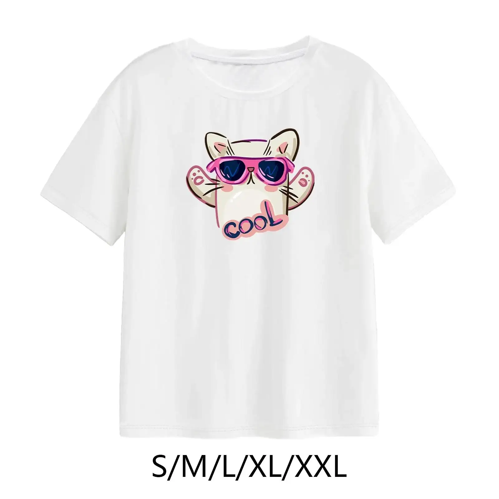 

Women's T Shirt Comfortable Clothing Trendy Short Sleeve Tops Round Neck Tops for Commuting Daily Wear Holiday Sports Street