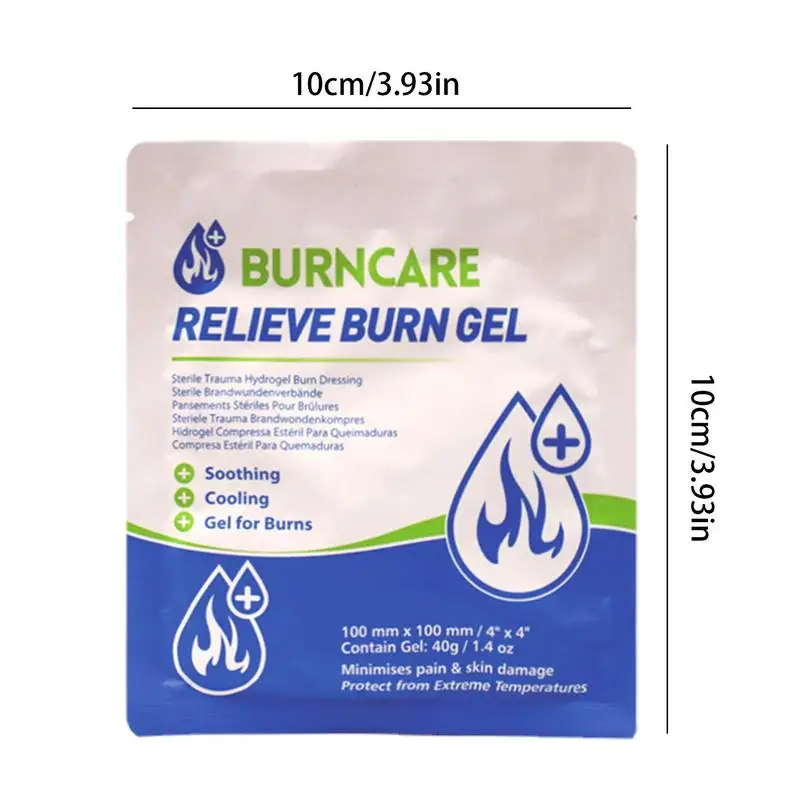 Wound bandage medical wound dressing 2/5/10 Pcs Burn Dressing Pad 3.5/40g Emergency Burn Care Relieve Gel Hydrogel Wound Dressing Water Gel Hydroge Bandage