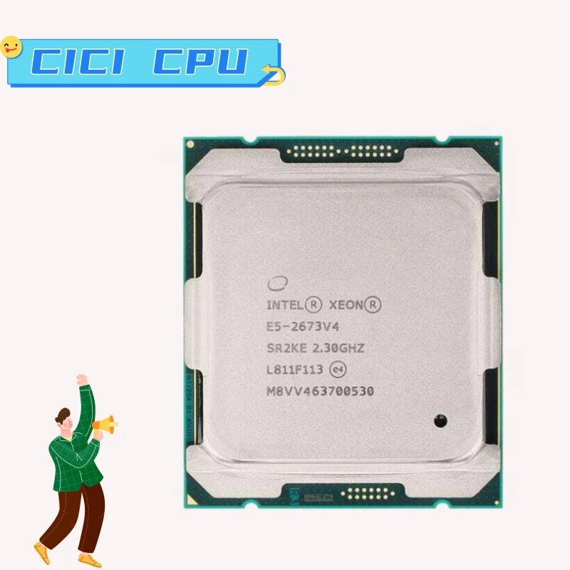 

Used Xeon E5 2673 V4 Processor SR2KE 2.3Ghz 20 Core 135W Socket LGA 2011-3 CPU 2673V4
