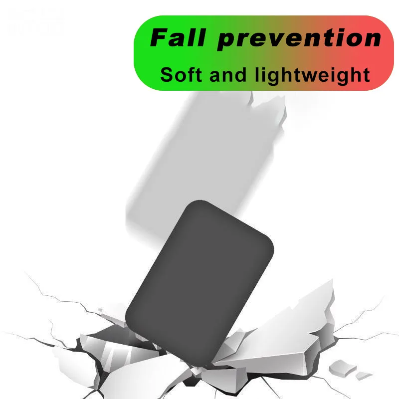 Apple magnetic wireless power bank protective case anti drop for MagSafe external battery frosted