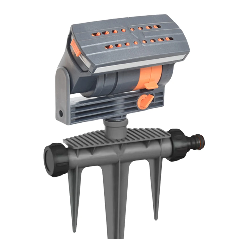 Oscillating Sprinkler Lawn Swing Sprinkler 16 Nozzles Watering Irrigation System Adjustable Flow Watering Device for Large Area