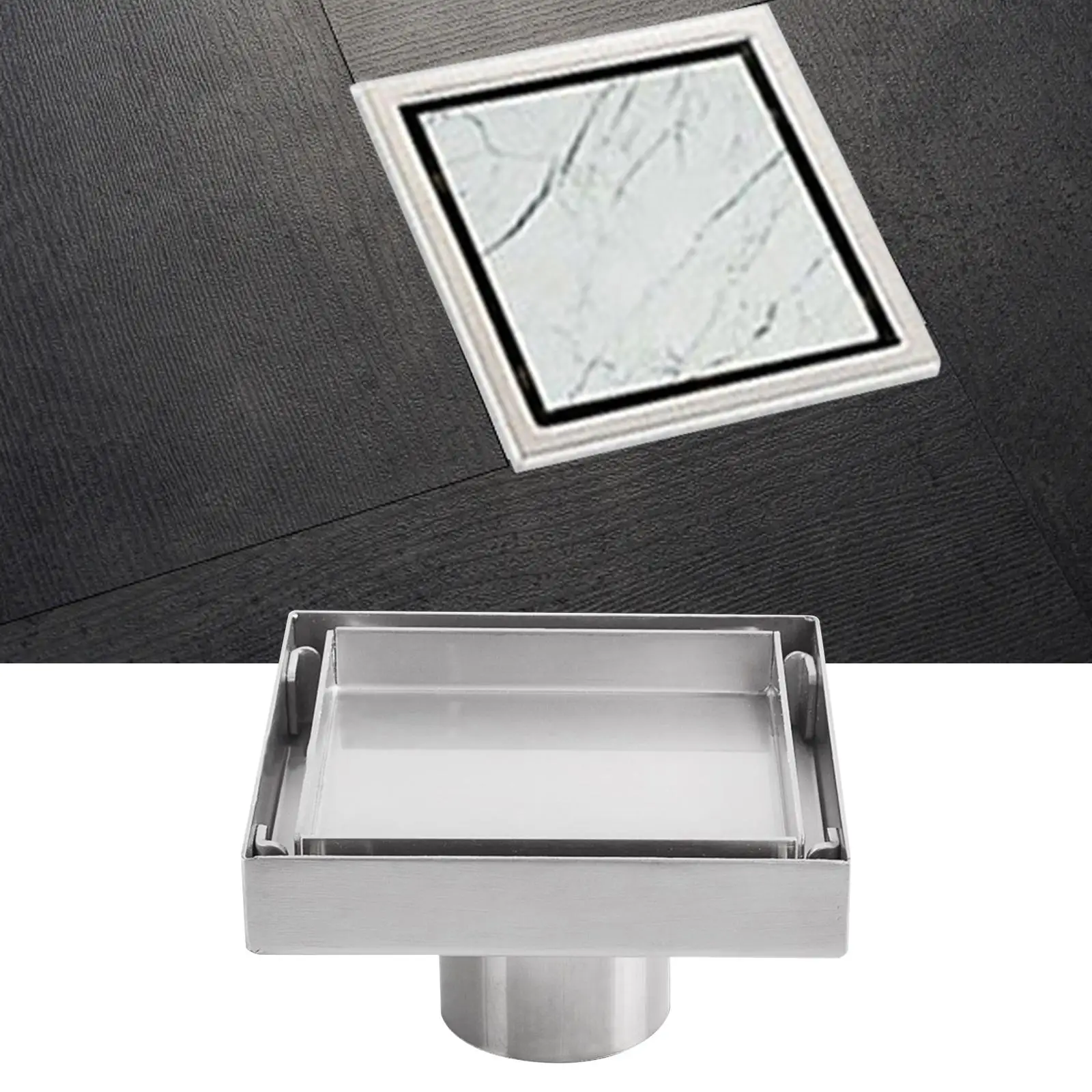 

Напольный Слив для душа 3,9 дюйма, Ловец для волос для кухни, балкона, ванной