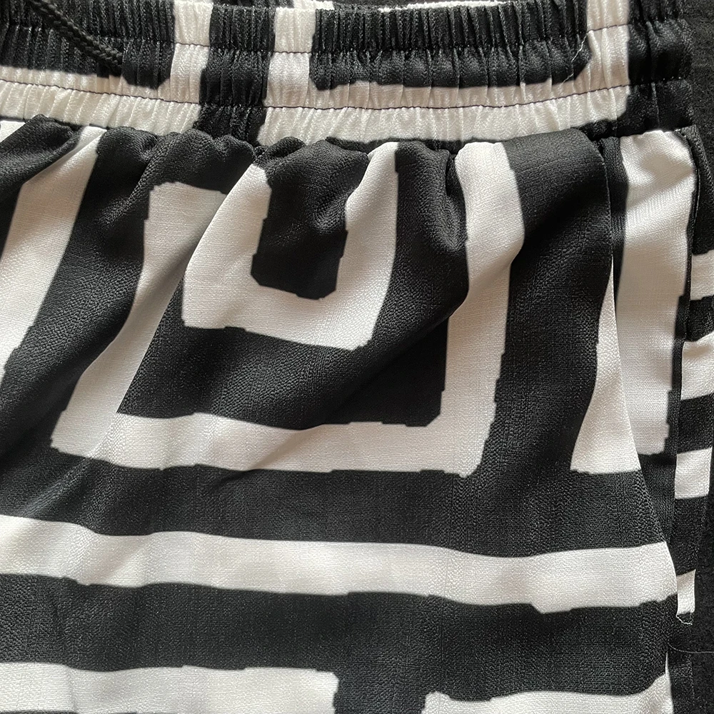 Straight Full Length Wide Leg Pants Palm Tree Zebra Printed Hipster Fashion Streetwear Trousers Sweatpants Men Unisex Clothing