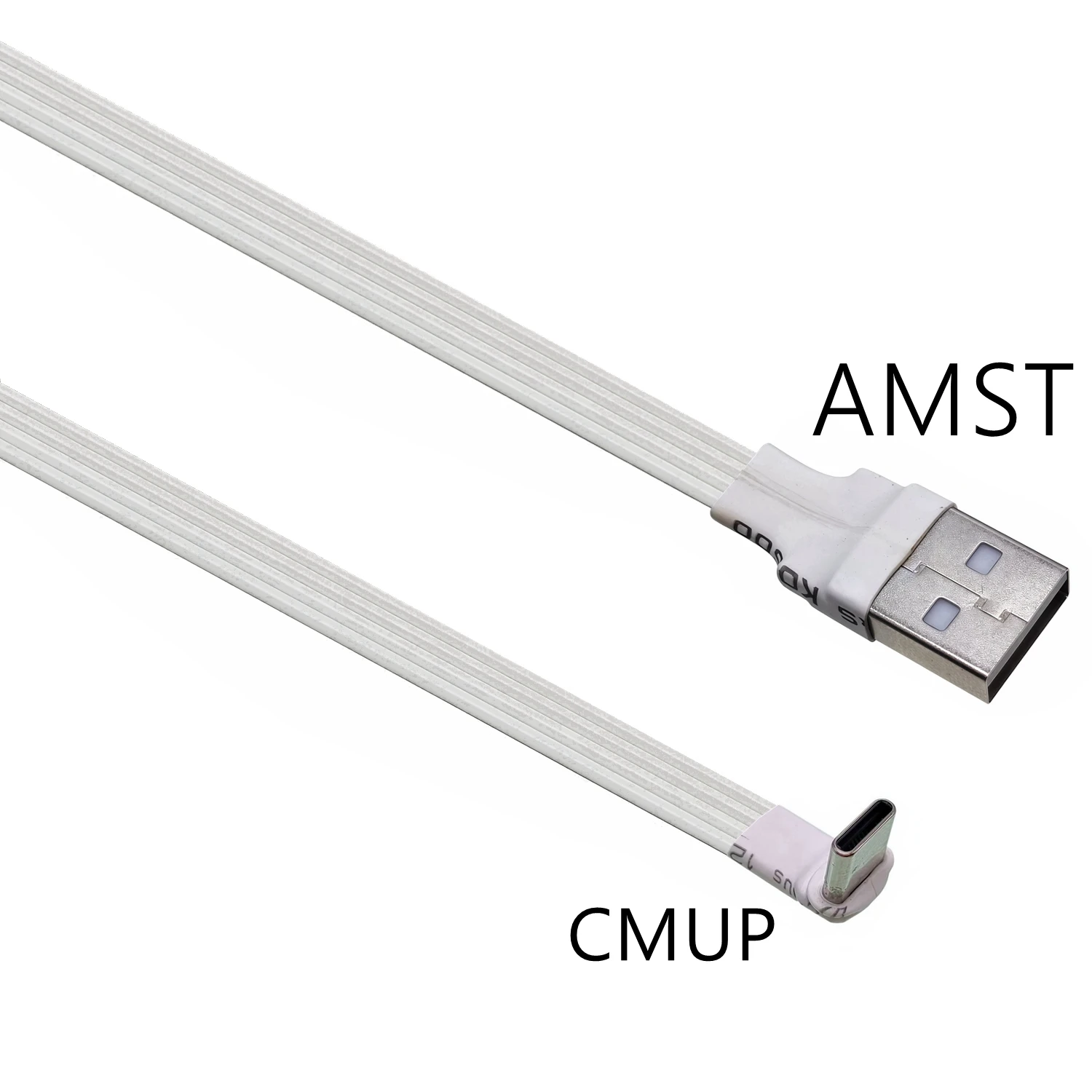 Reversible USB-C to USB 2.0 Right-Angle Data Cable