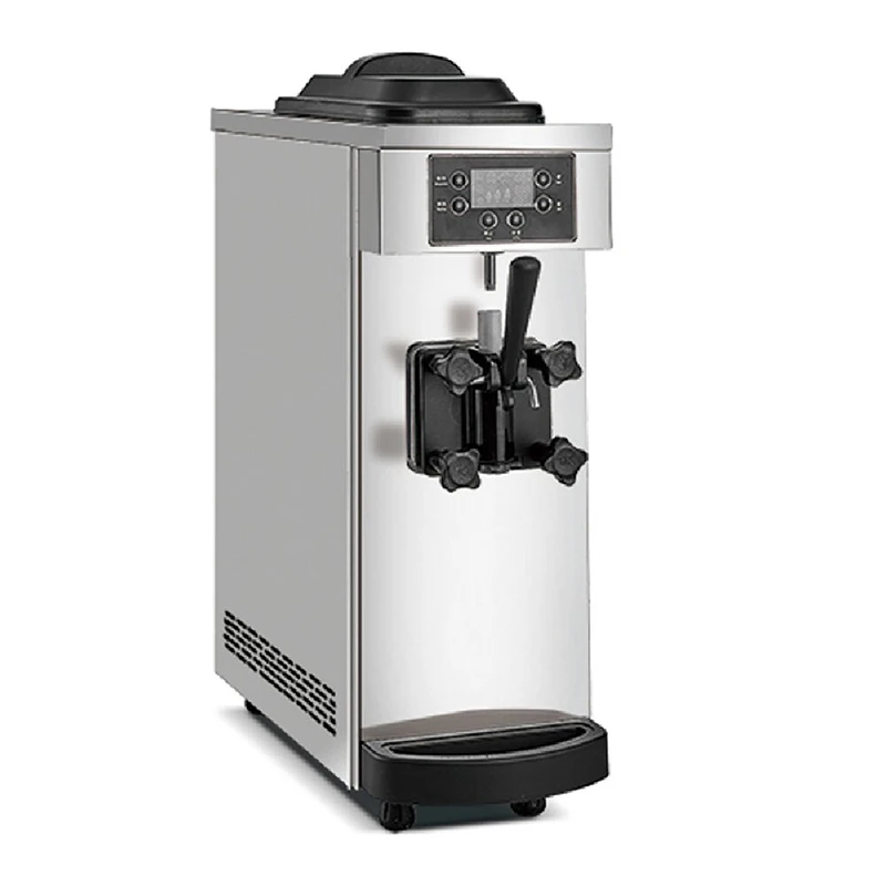

Desktop Automatic Ice Cream Maker Machine Small Single Head Soft Ice Cream Machine Sundae Gelato Maker