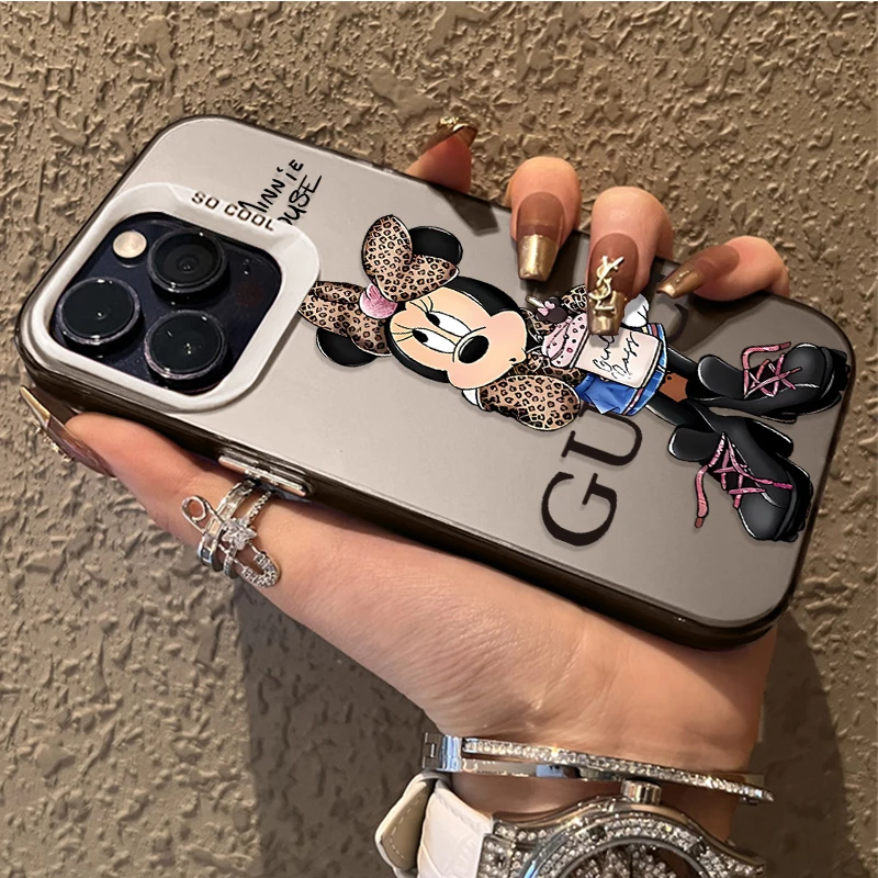 รูปสินค้า เคสไอโฟนลายมินนี่เมาส์น่ารัก ป้องกันการตก กระชับมือ