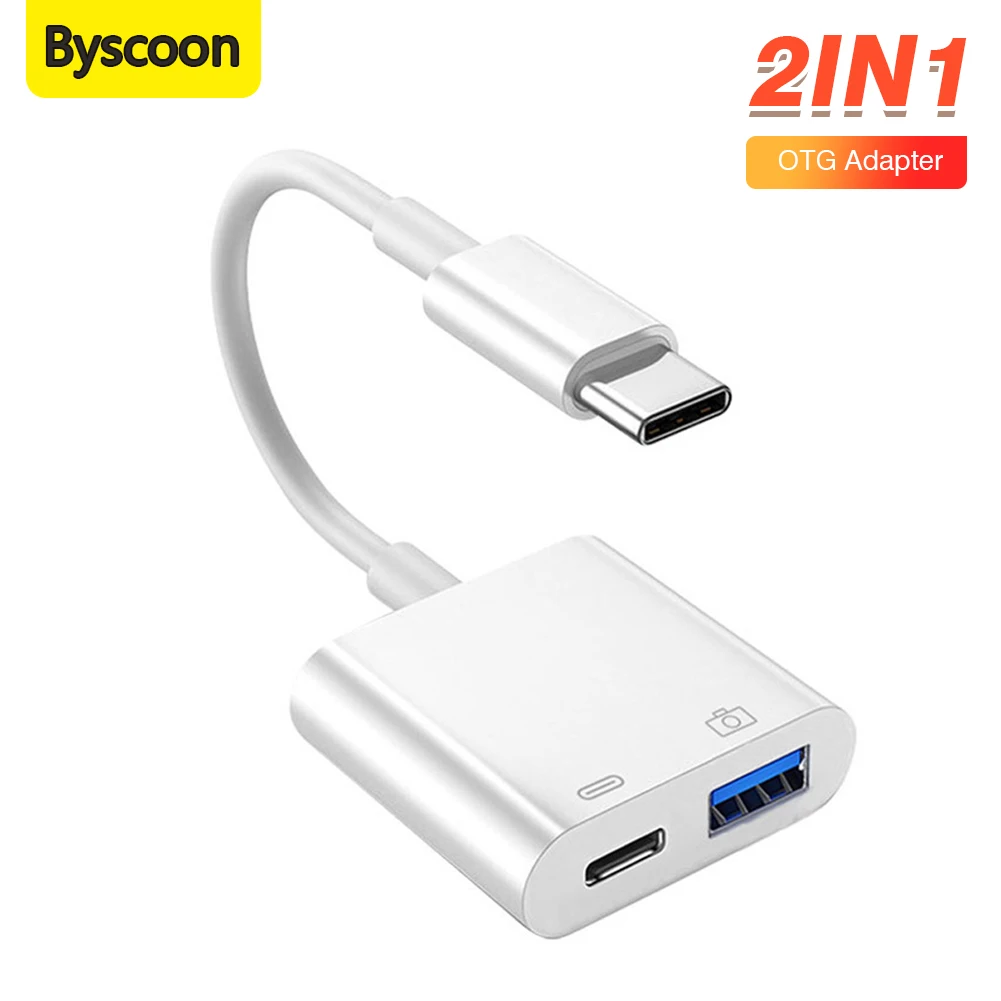 Для порта Type-C к USB 3,0, адаптер OTG, мышь, клавиатура, U-диск, Pd, два в одном