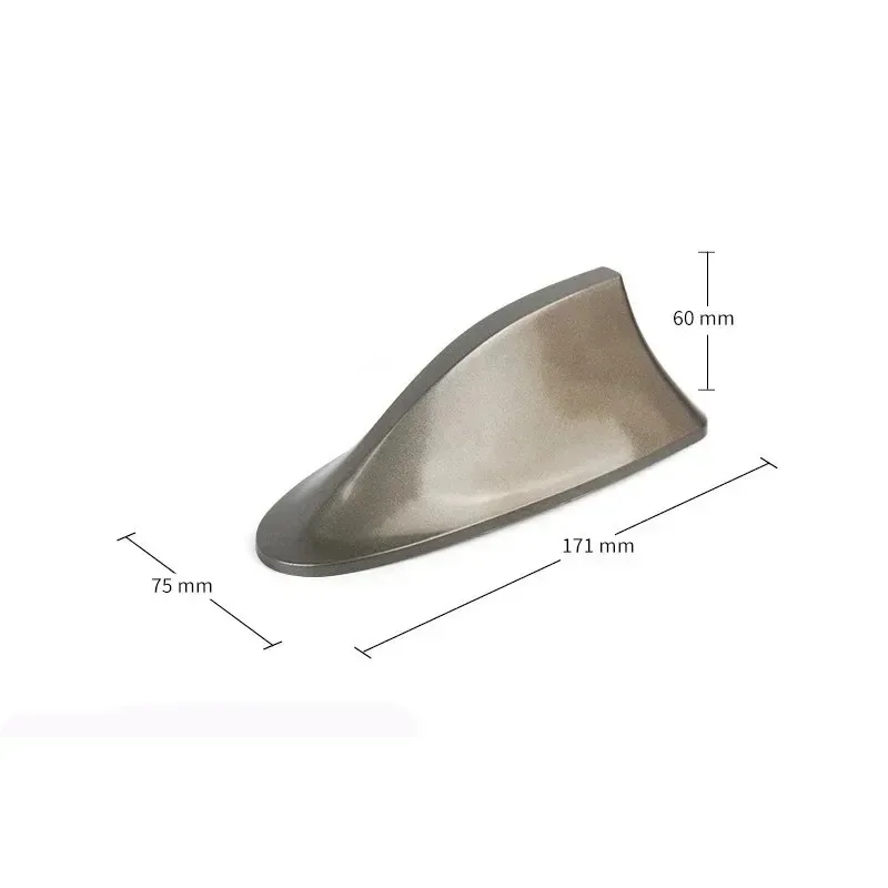 Car Shark Fin Antenna, Car Radio FM Signal Design, Roof Appearance, Installation, Non Perforated Tail Wing, Easy To Use