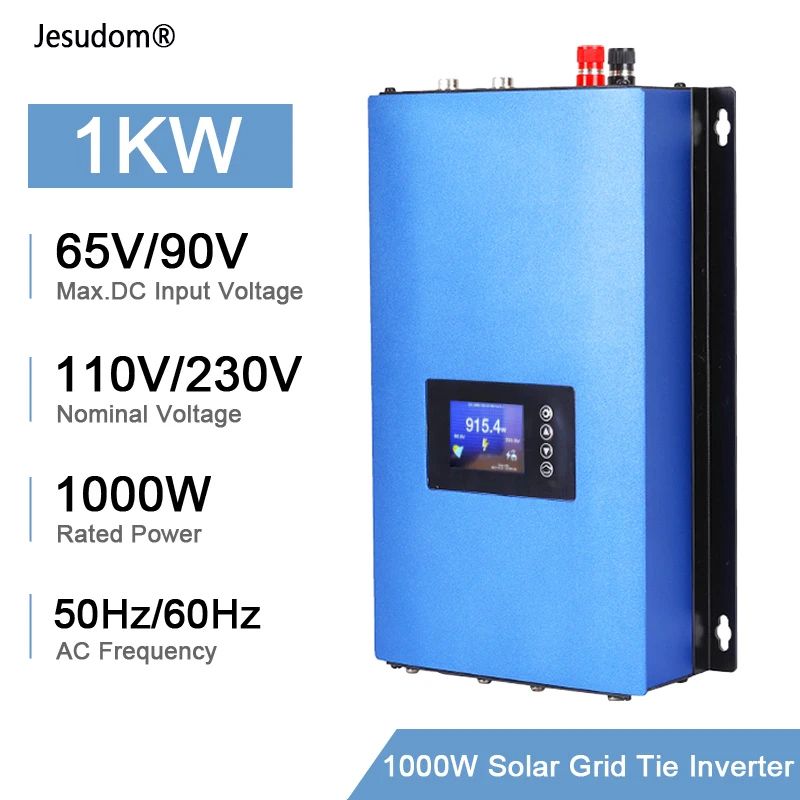 2264V4590VSolarGridTieInverter1000WPureSineWaveOutputSun
