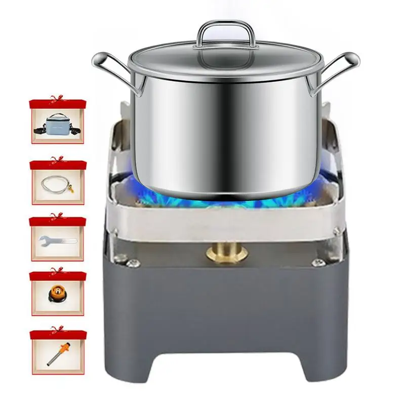 

Camping Burner Stove 1200W High Output Picnic Cooking Stove Burner Lightweight Outdoor Camping Stoves For Hiking Cooking And