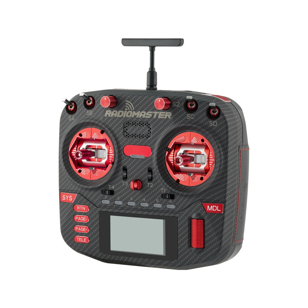 In Stock RadioMaster Boxer Max Version With CNC AG01 Hall Gimbals Carbon Fiber ExpressLRS 2.4G 16ch Transmitter Remote Control