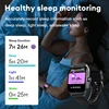 AOLON Smart Watch 2.01'' AMOLED Curved Screen IP68 Waterproof Bluetooth 5.3 Call AI Vioce Assistant Fitness Smartwatch for Men 4