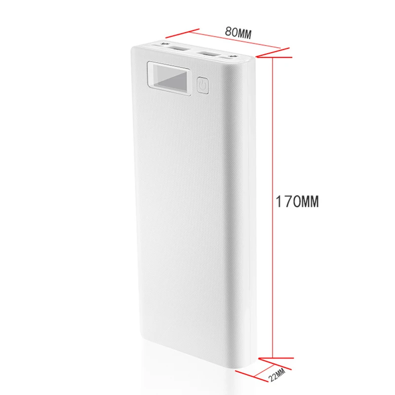 Battery case 8*18650 battery holder dual USB power bank battery box mobile phone charger DIY shell case for Xiaomi