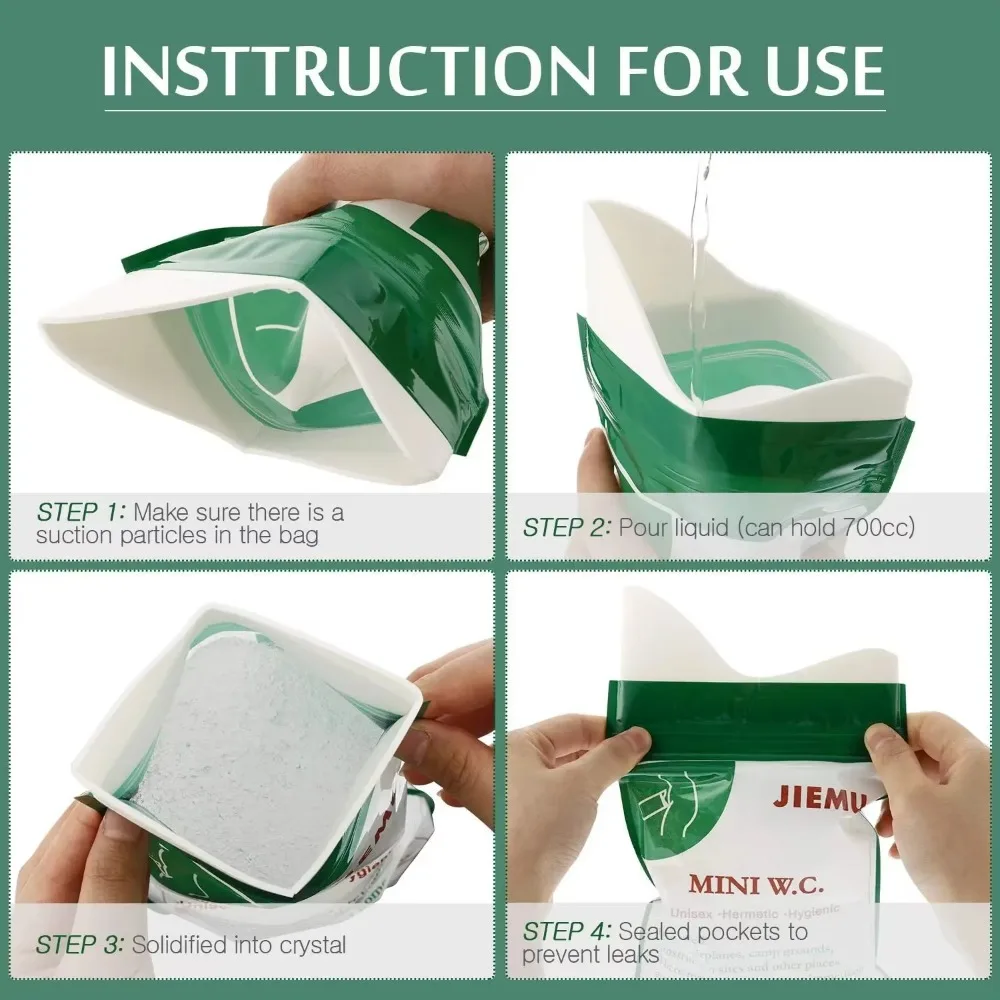 700ml Outdoor Emergency Urinate Bags Car Urine Bag Travel Mini Mobile Toilet for Baby Women Men Vomit Bag Emergency Toilet