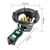 Commercial Wok Gas Burner Low Pressure Fierce Fire Stove Thickened Cast Iron Gas Cooktop Liquefied Natural Gas Single Stove 6