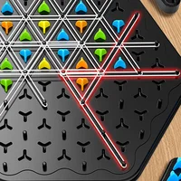New Triangle Chain Rubber Band Chess Desktop Puzzle Game, Family Parent-child Interaction Game, Exercise Logic Puzzle Baby Toys 2