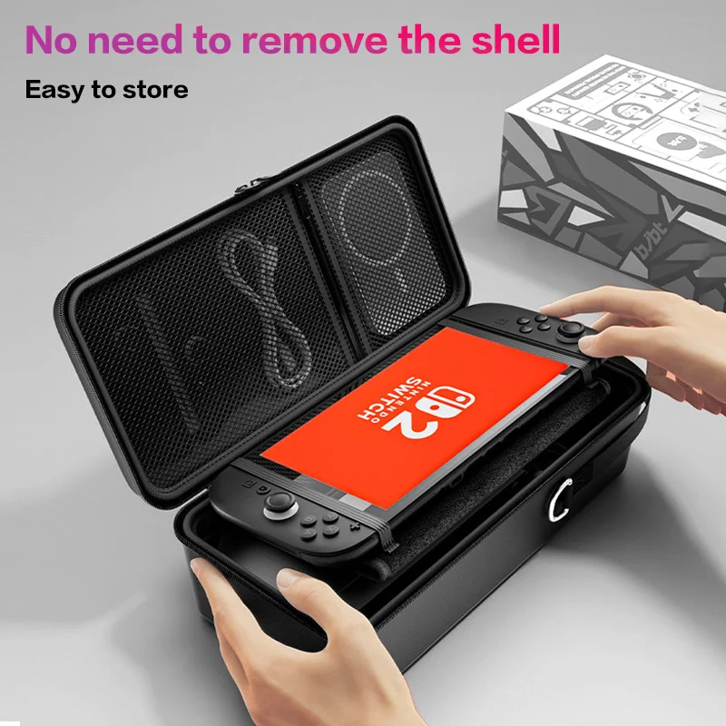 EVA Portable Carry Case for Nintendo Switch – Durable Storage Bag and Protective Shell