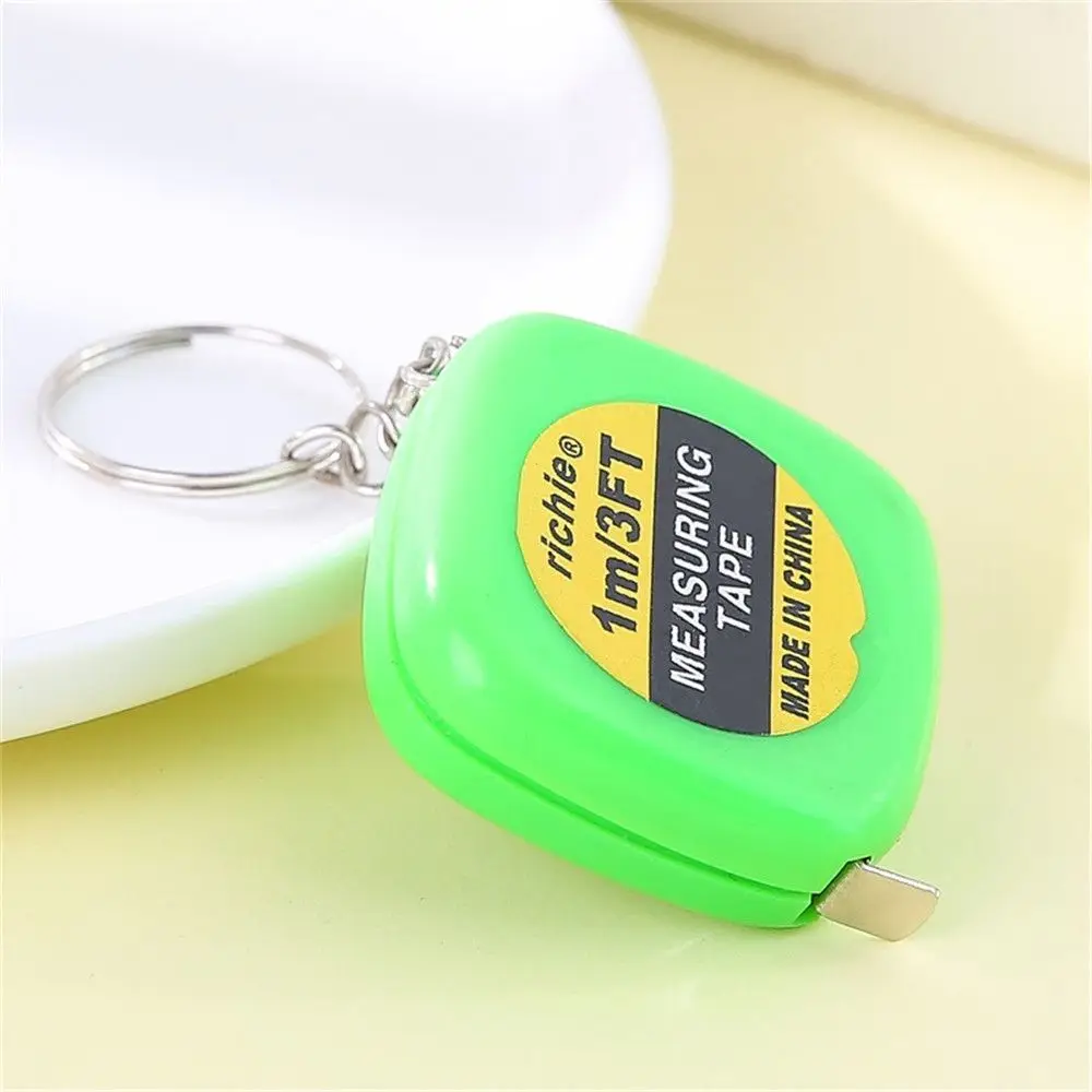 Multicolor Mini Telescopic Digital Ruler with Keychain