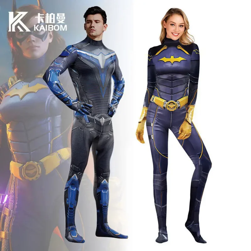 Film Gotham Knights Nightwing Cosplay 3D Tuta Donna Uomo Bat Cosplay Costume Halloween Zenti Party Body