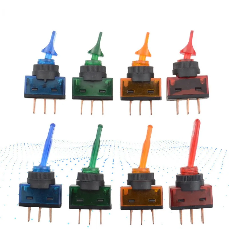 

Лидер продаж, самоблокирующийся кнопочный переключатель IP65, 1NC1NO ASW-13D, 12 В, с зеркальным переключателем для модификации автомобиля, автомобильный кулисный переключатель