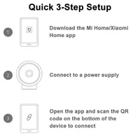 Xiaomi caméra IP intelligente 2K 1296P Full HD IR Vision nocturne moniteur de sécurité Super grand Angle WIFI Surveillance MINI caméra Mijia APP 6