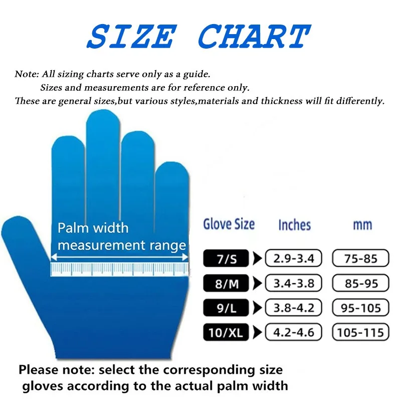 Blue Nitrile Gloves Waterproof and Anti Fouling Household Nitrile Gloves Pet Bathing Cleaning Household Cleaning Tools 50PCS